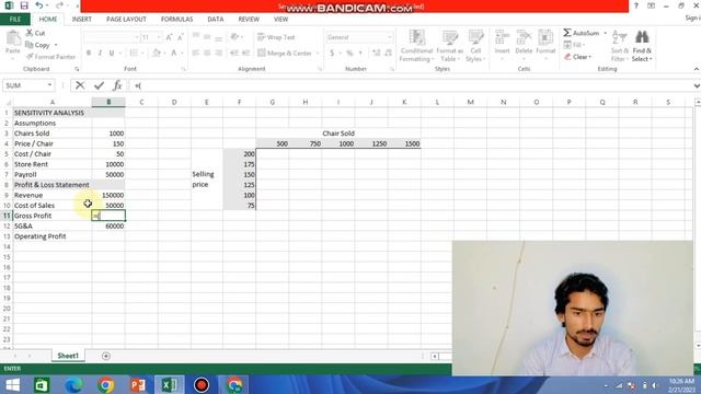 Sensitivity Analysis - Microsoft Excel смотреть онлайн