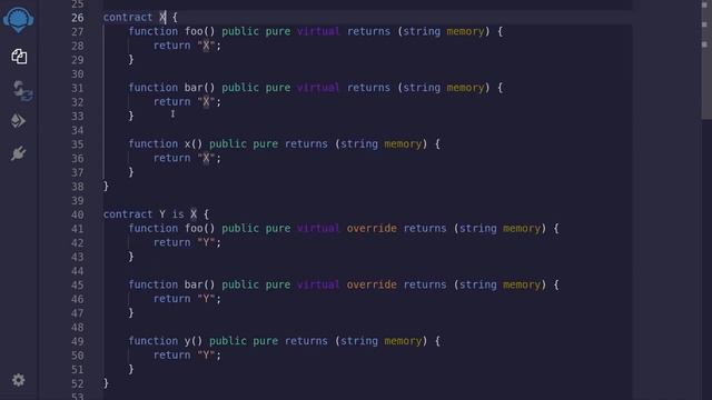 Multiple Inheritances | Solidity 0.8 смотреть онлайн