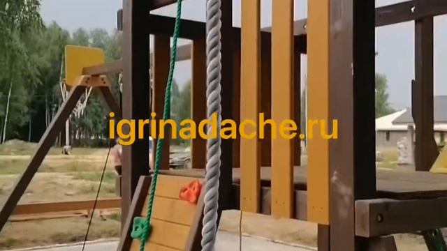 Деревянная детская площадка igragrad “спорт 1”/ igrinadache.ru смотреть онлайн