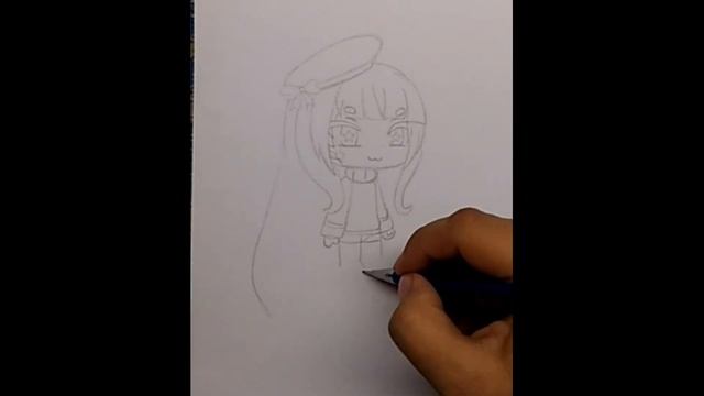 Как нарисовать персонажа из Gacha life // How to draw gacha life character // gacha // гача смотреть онлайн