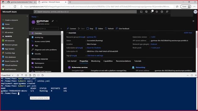 Deploying a basic website on Azure using Kubernetes смотреть онлайн