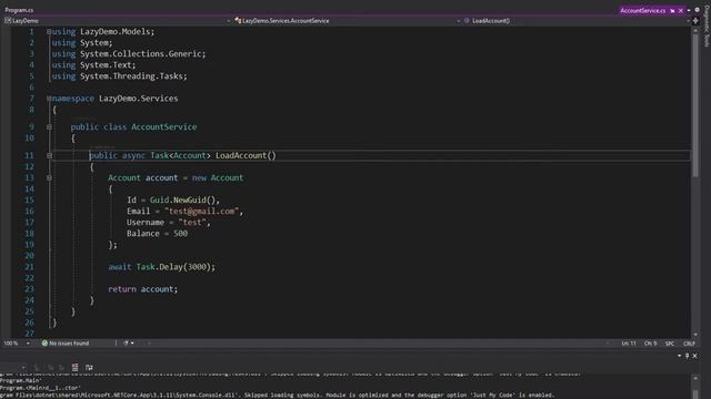 Lazy Loading w/ System.Lazy (and async Lazy) - .NET ADVANCED ESSENTIALS смотреть онлайн