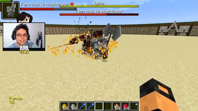 Minecraft: IGNIS E FERROUS VS MINE PIECE ! - BATALHA DE MOBS | 1.16.5 смотреть онлайн