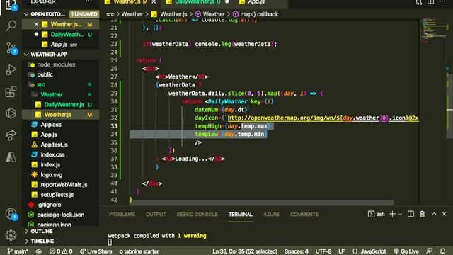 How to make a [Weather app] with (React + API), Part 2 - 2022 смотреть онлайн