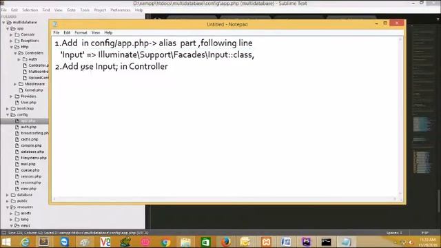Laravel class ' input' not found Solution смотреть онлайн