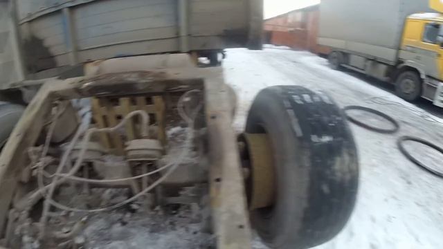 Разобрал Прицеп!!! Начало ремонта Поворотный круг замена