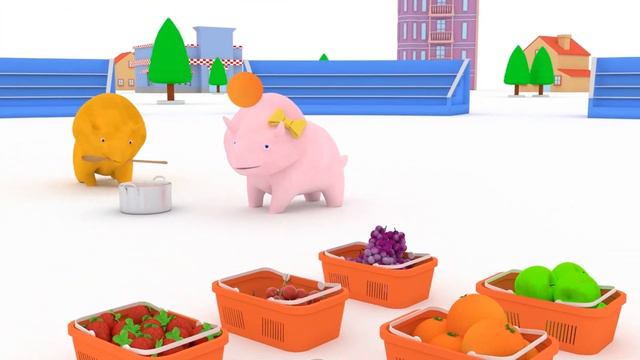 Learn Colors - Making a Snow Dino fo Christmas - Learn with Dino | Learning Videos for Children смотреть онлайн