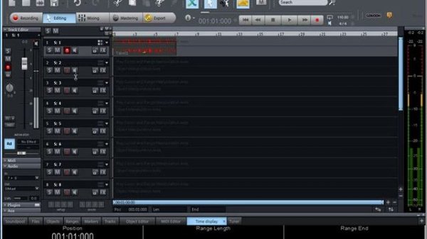 Samplitude 2014 Tutorial 2 Basic Audio and Midi Recording