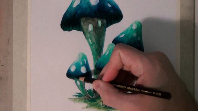 Как улучшить рисунок акварельными карандашами смотреть онлайн