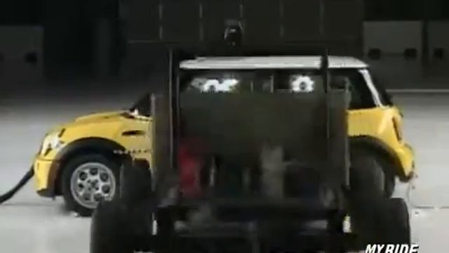 Crash Test BMW Mini Cooper 2006 смотреть онлайн