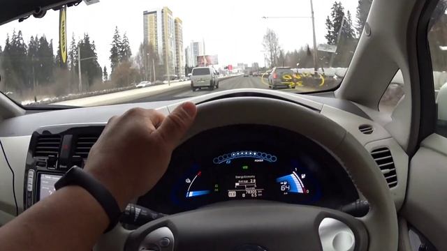 Nissan Leaf городские покатушки с печкой #ниссанлиф#ниссанлифижевск#Ниссанлиф#ильназижевск