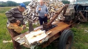 Дровокол редукторный.