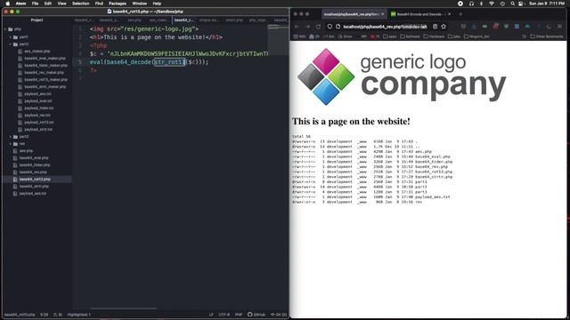 PHP Malware - Hiding A Payload смотреть онлайн