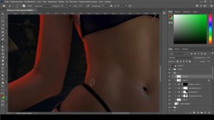 КАК РИСОВАТЬ РЕАЛИСТИЧНЫЙ КОНТУРНЫЙ СВЕТ В PHOTOSHOP?? ПОЛНЫЙ УРОК 2024