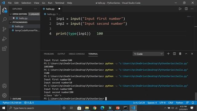 Basic Calculator | Python Crash Course for Absolute Beginners смотреть онлайн
