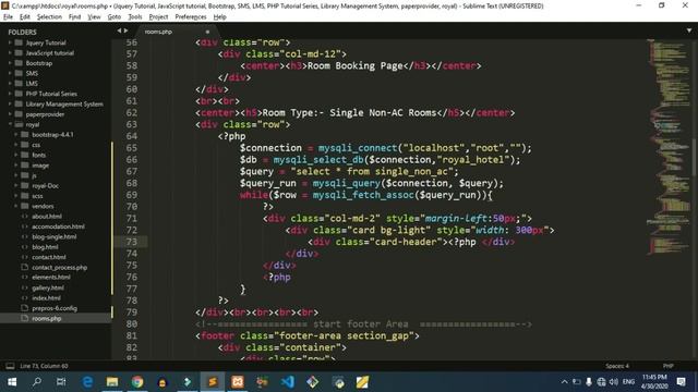 Hotel Management System Project In PHP and MYSQL in Hindi (Part-02) смотреть онлайн