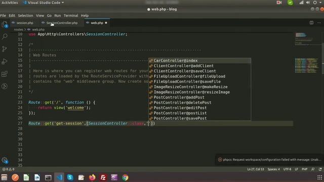 How to use session in laravel | HTTP Session | Laravel session | Laravel 8 | Learning Points смотреть онлайн