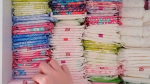 Обзор хранения прокладок ? // какие прокладки лушче? ?? // Обзор // Вика ?