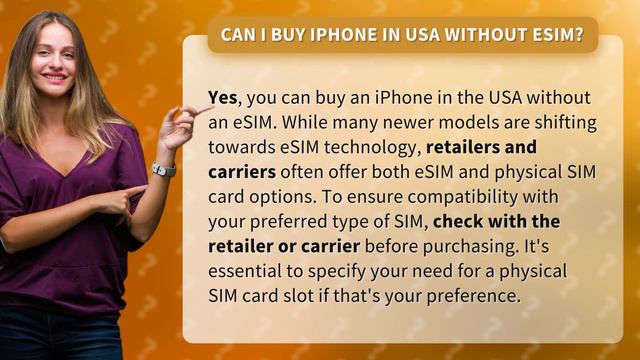 Can I buy iPhone in USA without eSIM? смотреть онлайн