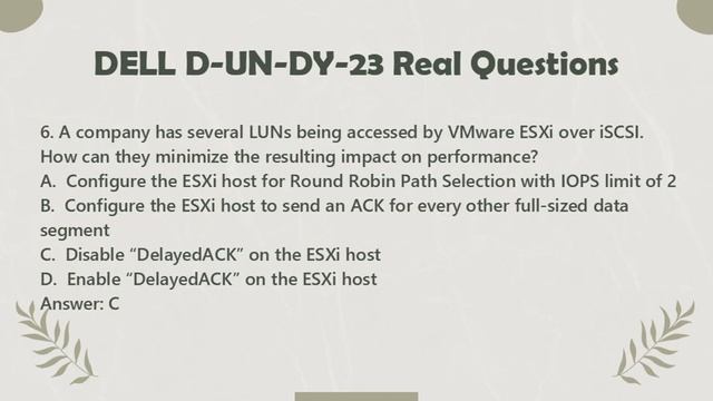 D-UN-DY-23 Dell Unity Deploy 2023 Exam Dumps смотреть онлайн