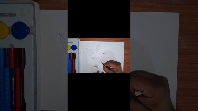 bird sketch for beginners!! #art #viralvideo #viral_video смотреть онлайн