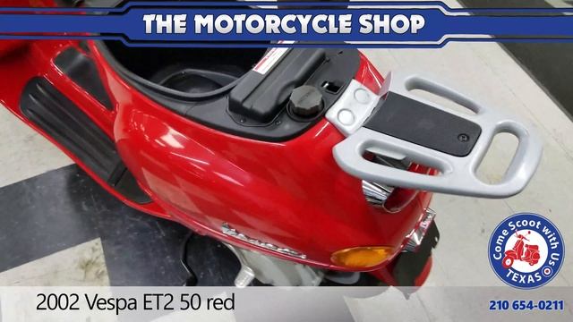 2002 Vespa ET2 50 red смотреть онлайн