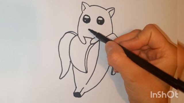 как нарисовать кота в банане/ how to draw a cat in a banana/ bir muzda bir kedi nasıl çizilir/ смотреть онлайн