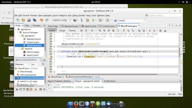 Creacion y Llamada de Reportes con JasperReport desde java смотреть онлайн
