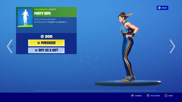 Fortnite Chun Li Party Hips смотреть онлайн