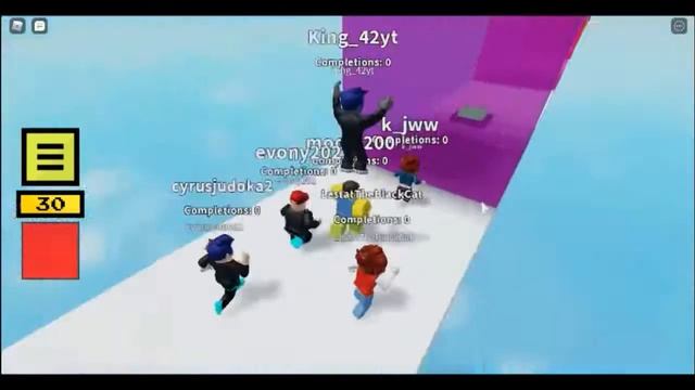 Jump Walls Using Jumping Players That Make It To The Top Of The Wall And Press A Button | Roblox смотреть онлайн