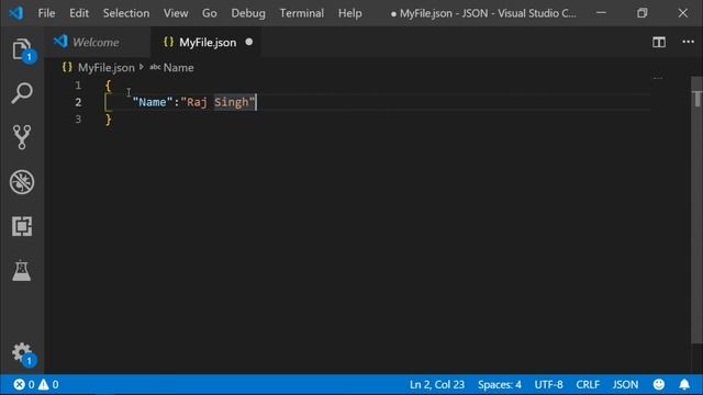 3- Java Script Object Notation - JSON Syntax | How to Create JSON File | JSON Tutorial in Hindi смотреть онлайн