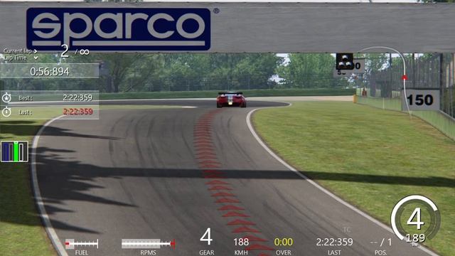 Full send!!! going 200km/h at Imola in the AF Corsa Ferrari 458 GT3! смотреть онлайн