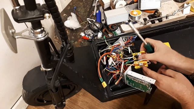 Полноприводный Электросамокат из гироскутера Часть 5/All-wheel Drive Electric Scooter Gyroscooter 5