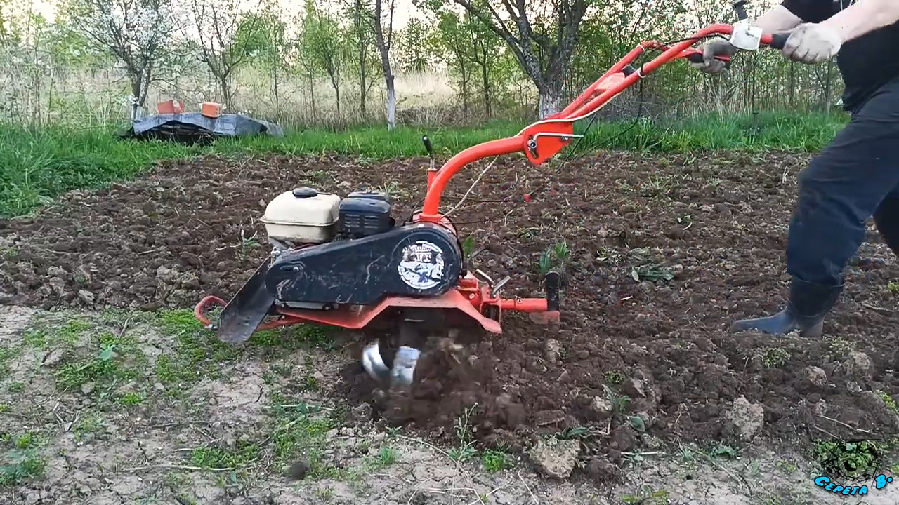 Вы тоже сможете так работать! Культивация мотоблоком. 6 фрез. смотреть онлайн