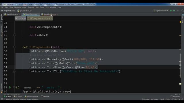 PyQt5 Signal And Slots Introduction (Python GUI Development) #4 смотреть онлайн