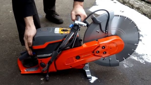 Motor cutter Husqvarna K 970 FIRST START!!!