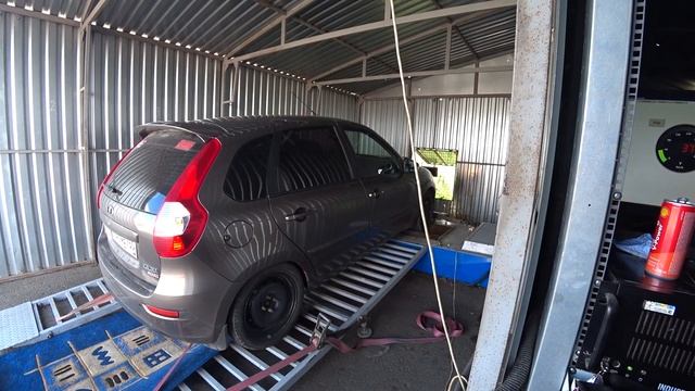 Замер на диностенде | Перепрошивка мотора | Lada Kalina 2 Sport смотреть онлайн