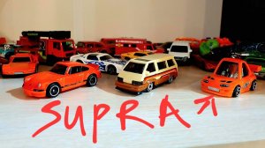 Toyota Supra, VAN и Porsche Carrera RS ♥️ Обзор и гонки Hot Wheels