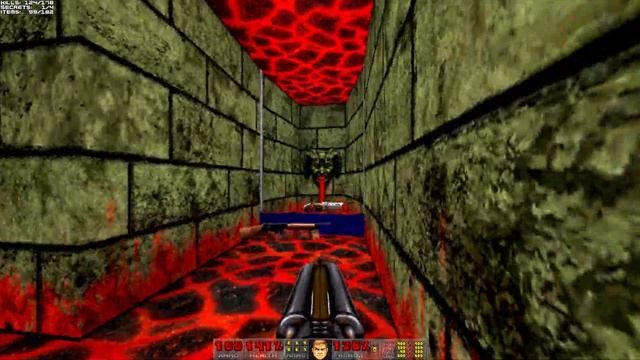 Doom II: Hell on Earth | MAP18: The Courtyard | 100% Playthrough смотреть онлайн