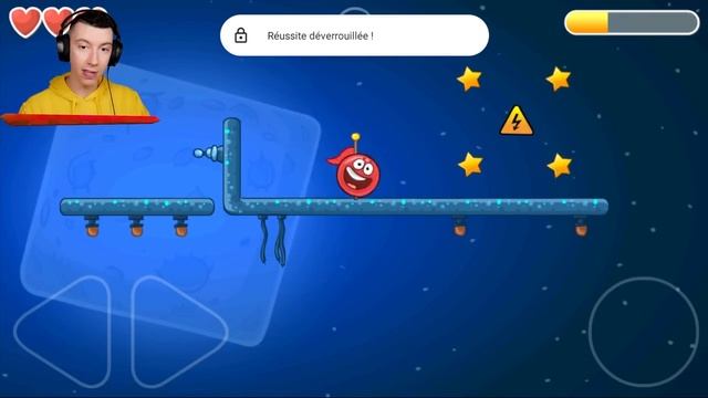 LA BALLE ROUGE DOIT SAUVER LA LUNE MAINTENANT ! | (Monde 4) Red Ball 4 Gameplay