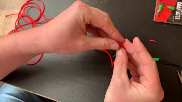 Другой способ  Dacron коннектор и полая резина или Dacron наоборот! Азы поплавочной ловли. #штекер