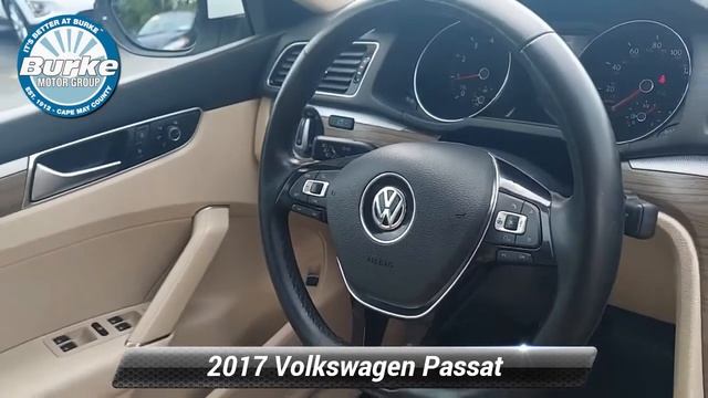 Certified 2017 Volkswagen Passat 1.8T SE, Cape May Court House, NJ 21021P смотреть онлайн