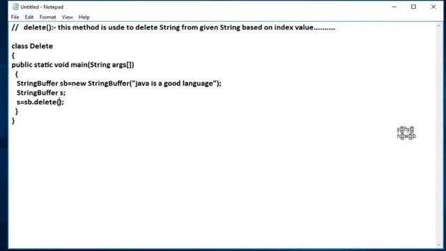 Remove the characters in java смотреть онлайн