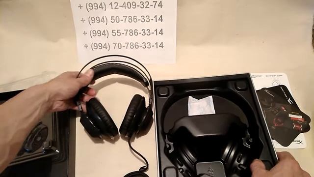 Наушники Kingston HyperX Cloud Revolver Black (HX-HSCR-GM) в Баку / Bakida смотреть онлайн