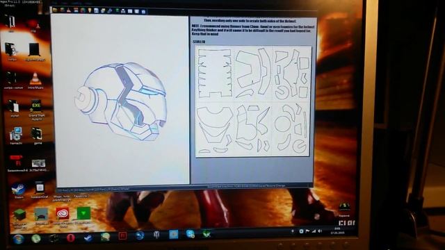 как зделать шлем железного человека (FOAM)№0 смотреть онлайн