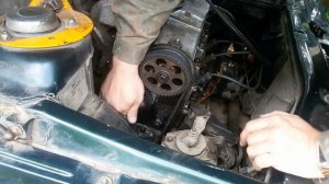 Как устранить сползание  ремня ГРМ на ваз