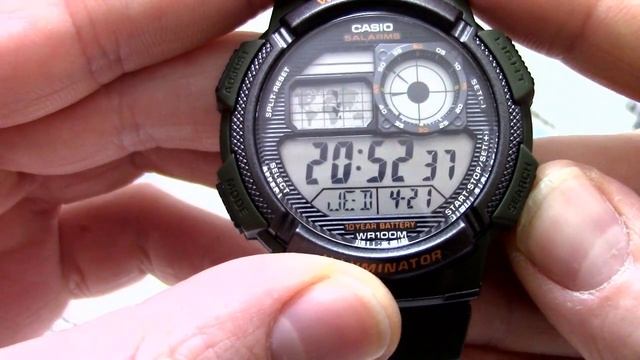 Часы Casio Illuminator AE-1000W-3A - Инструкция, как настроить | Watch-Forum.RU смотреть онлайн