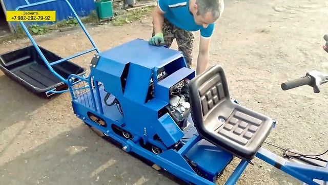 Мотобуксировщик Draxter M500 комплектация с лыжным модулем (Реверс + электростартер) смотреть онлайн