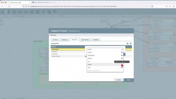 How to run Custom Scripts in Apache NiFi