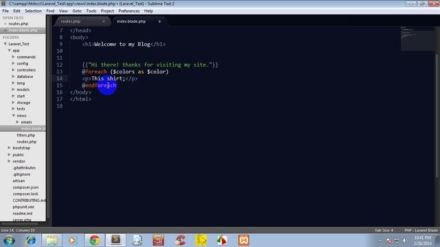 6 understanding Blade template engine in laravel 4 in bangla смотреть онлайн